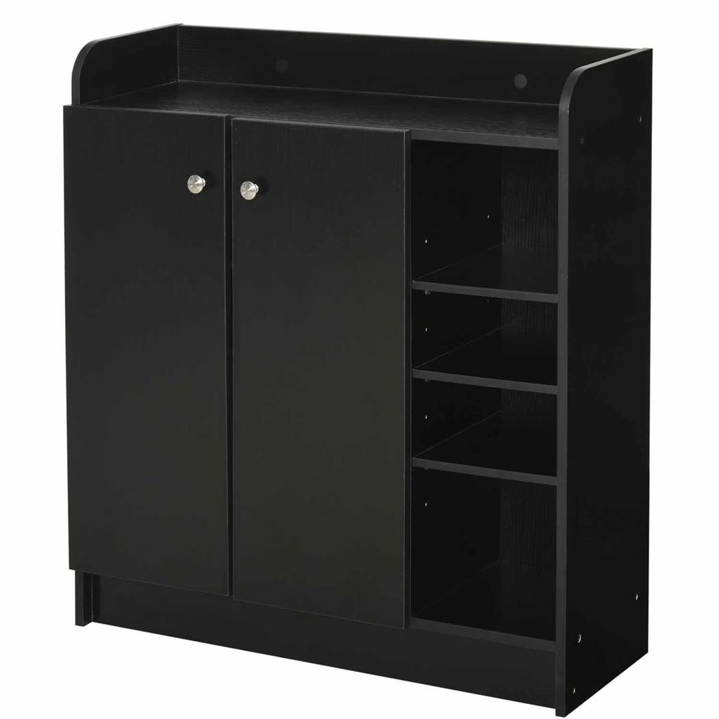 Armário Organizador HURON, Ampla Armazenagem, Dimensões 83x30x90cm, Cor Preto