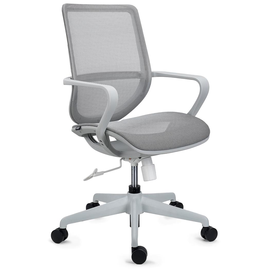 Cadeira Ergonómica PACIFIC, Mecanismo de Inclinação, Máximo Conforto e Elegância, Em Cinza