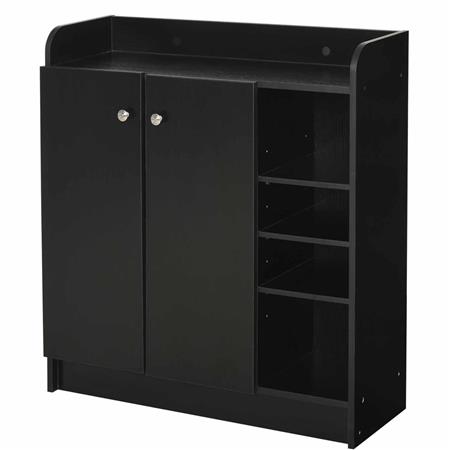 Armário Organizador HURON, Ampla Armazenagem, Dimensões 83x30x90cm, Cor Preto