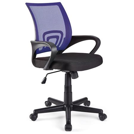 Cadeira de Escritório SEUL, Design Atractivo, Assento Acolchoado, Cor Roxo