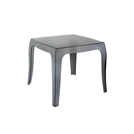 Mesa Lateral SOPHIE, 50x50 cm, Empilhável, Em Polipropileno, Cor Preto